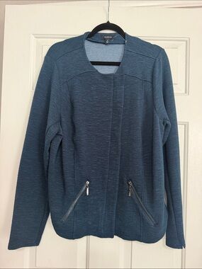 torrid Women's Teal Knit Zip Jacket